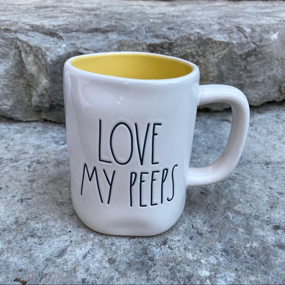 Rae Dunn Love my Peeps Mug with Yellow In… - Picture 5 of 5